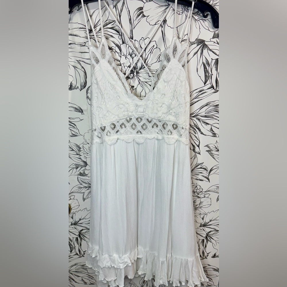Gorgeous Boho White Lace Dress